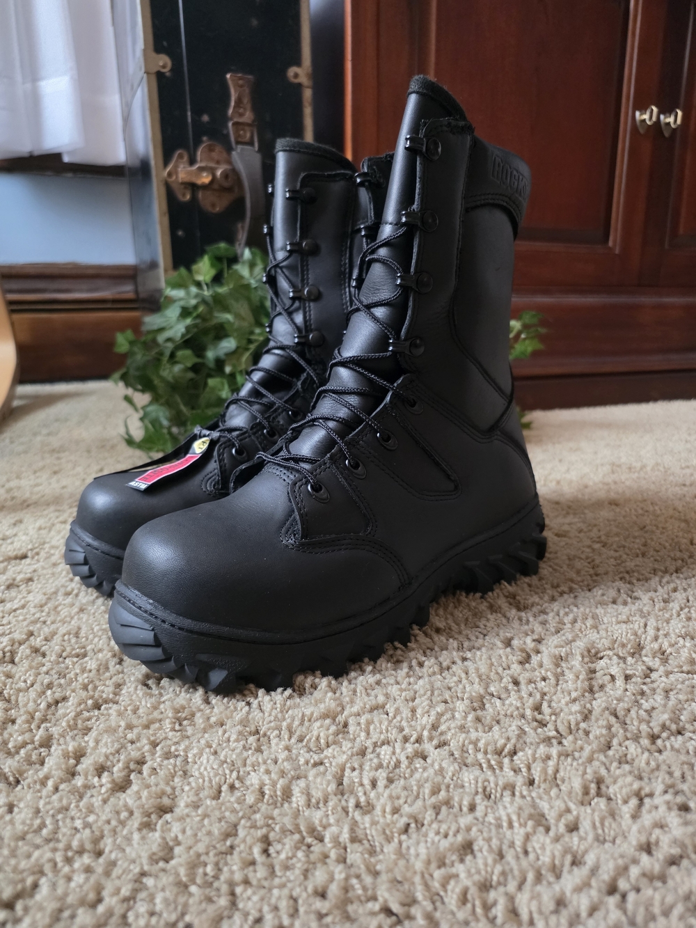 Rocky Women's Code Red Rescue Wildlands NFPA Firefighting Boots W Composite Toe